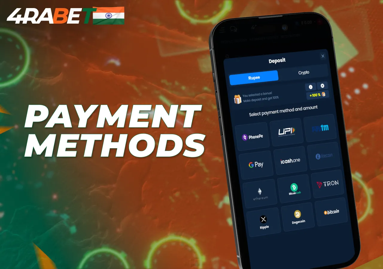Mobile deposits and withdrawals on 4rabet app